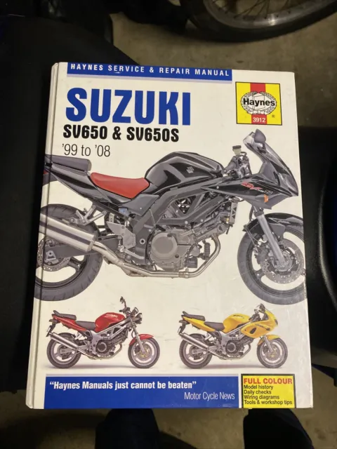 Suzuki SV650 & SV650S (99 - 08) Haynes Repair Manual (Paperback)
