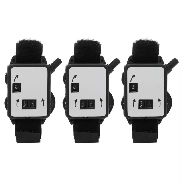 3Pcs Score Counter Watch Manual Type Stroke Shot Keeper Plastic Accesso IDS