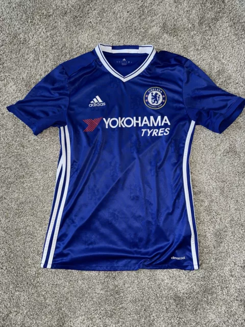 Chelsea Fc 2016-17 Home Soccer Football Jersey Adidas Ai7182 Size Small