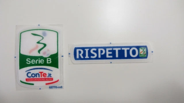 TOPPA SERIE B 2015/2016 RISPETTO + SERIE B ORIGINALE PATCH SERIE B 15