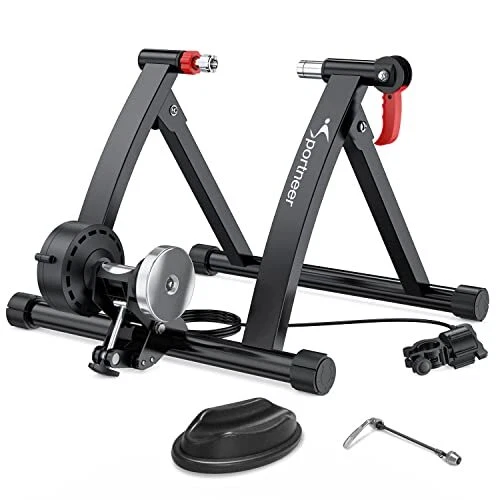Bike Trainer Stand Indoor Riding  Sportneer Magnetic Stationary Bicycle Exercise