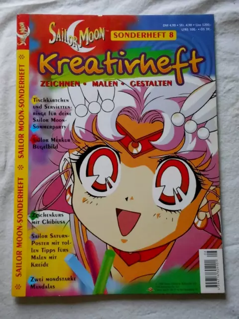 Manga Sailor Moon Sonderheft Nr. 8 Kreativheft - Ehapa Verlag von 1999 Rarität