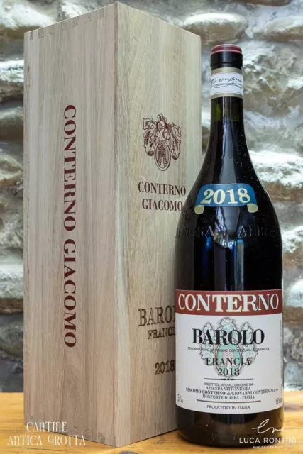 Francia Annata 2018 Vino Barolo Giacomo Conterno Monforte d Alba Magnum 150c 15%