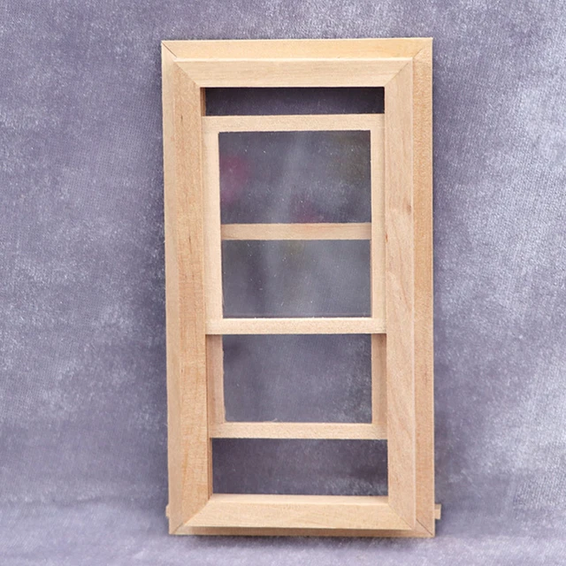 1 Set Holz Schöne Dekorative Fenster Modell Kinder Spielzeug Für Kinder Decor 2
