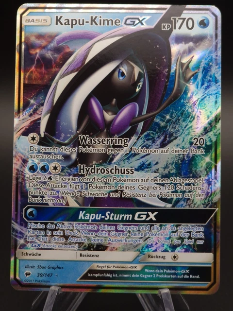 Carta Pokemon Cappu-Kime GX Notte in fiamme 39/147