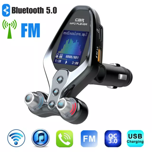 TRASMETTITORE FM BLUETOOTH per Autoradio USB Caricabatterie Auto Adattatore Mp3  Player SD EUR 14,99 - PicClick IT