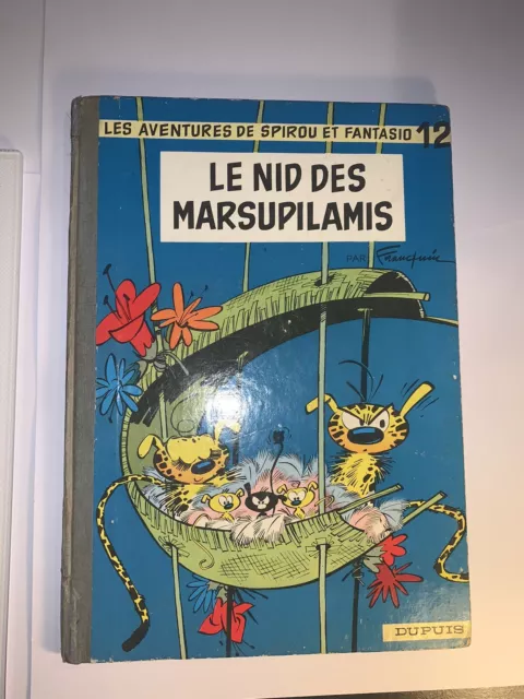 EO Spirou et Fantasio T12 / Le Nid Des Marsupilamis 1960 / TBE / COTE 700
