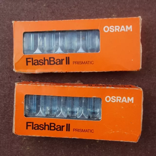 Osram Flash Bar II Prismatic - Blitzlampen.In Originalverpackung.2 Stück 20Blitz