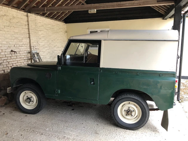 LAND ROVER SERIES 2a/3 hard top with van sides and rear door £195.00 ...