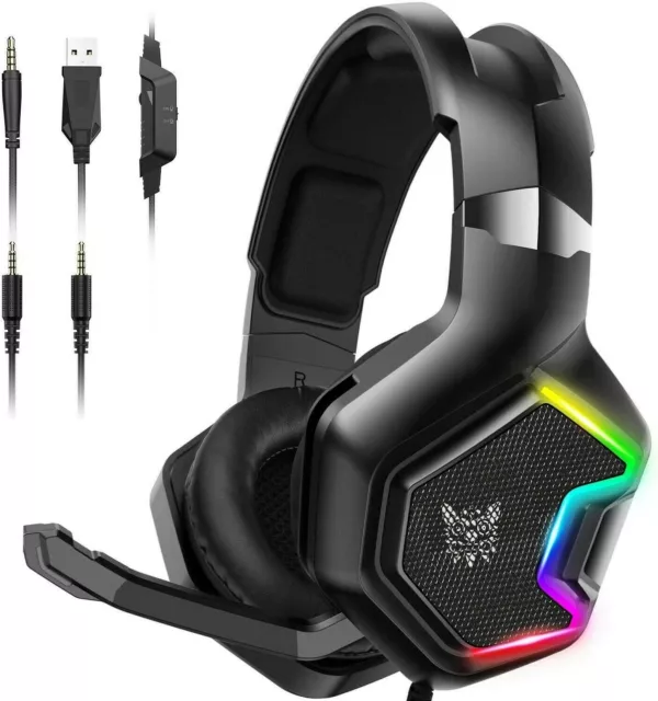 *NEW* ONIKUMA K10 Pro Gaming Headset with 7.1 Surround Sound for PS4 Xbox One PC