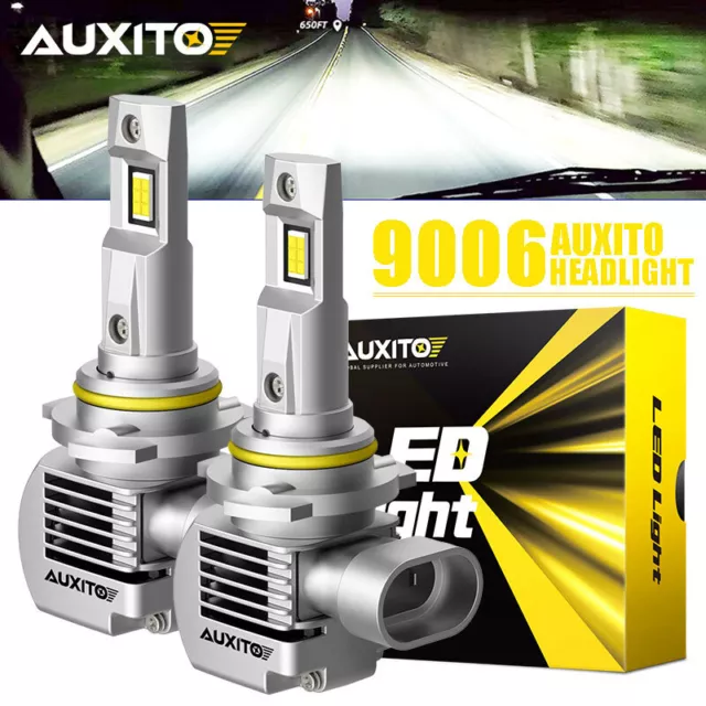 AUXITO 9006 HB4 LED Car Headlight Fog Light Bulb Kit 6500K White 100W 20000LM