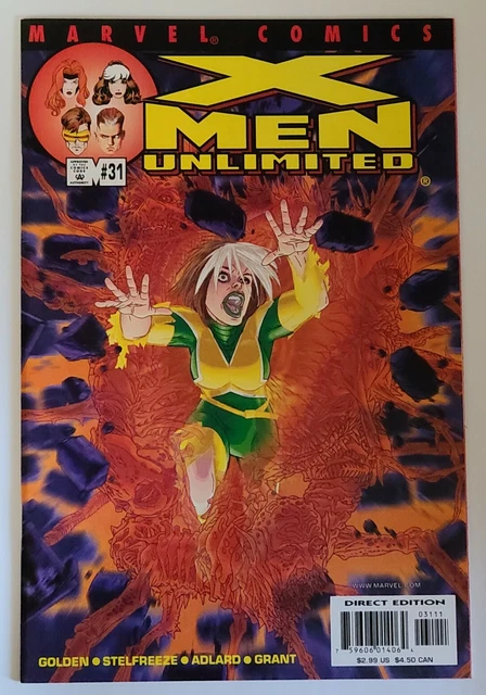 X-Men Unlimited #31 (Marvel 2001 Series) Nos 9.4+Nm Grade, 3-Stories, Golden Art