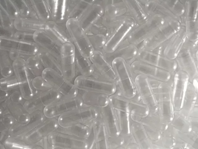 Leerkapseln HPMC  VEGAN - Größe 000 - Cellulose Kapseln - 100% Pharma - EUROPA