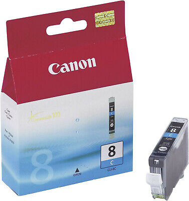 CARTUCCIA ORGINALE CIANO CANON CLI-8C 13ml 0621B001