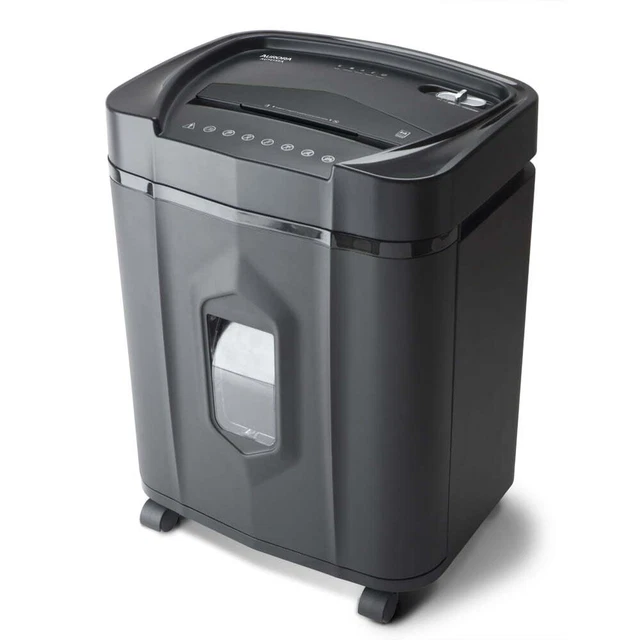 AU1415XA 14-Sheet Crosscut Paper/CD and Credit Card Shredder with 5-Gallon Pullo