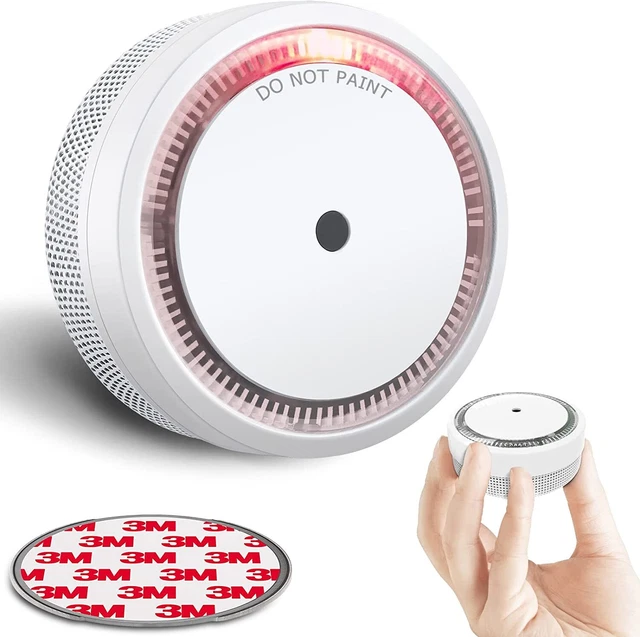 SITERWELL MINI SMOKE Detector 10 Year Battery Alarm Battery Operated