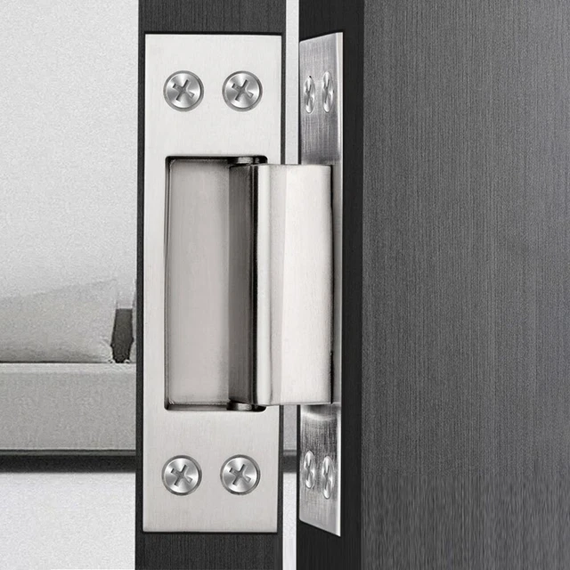 Charnière Invisible VICI En Laiton 50x14 Mm – Pour Meuble – Finition Nickelé Ou Doré – Neuf