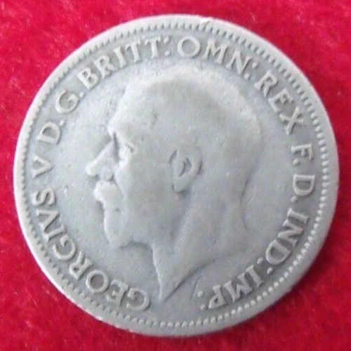 1931 GEORGE V SILVER SIXPENCE  ( 50% Silver )  British 6d Coin.   326 2