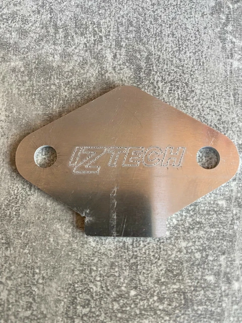 Iztech Go Kart Iame X30 Piastra di copertura scarico kart