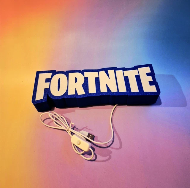 FORTNITE LED LIGHTBOX – Gaming room table light or kids room nightlight ...