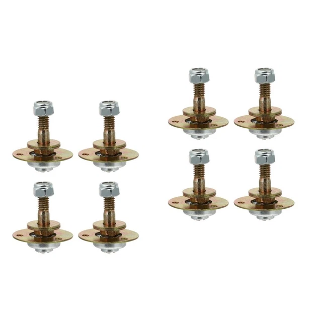 2x Tornillos para silla de césped Silla Pierna Tornillo Tapas Silla de patio Pies Tornillo