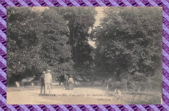 CPA 33 - BORDEAUX - Une allée du jardin Public