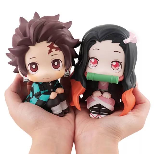 👹Figuras Deamon Slayer Nezuko y Tanjiro Kamado Serie TV Anime Manga Figures