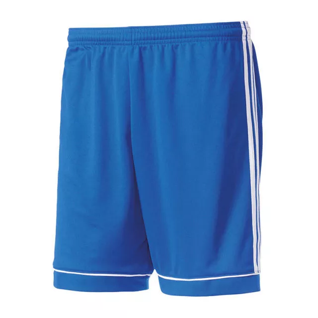 SHORTS FOOTBALL adidas SQUAD 17 MEN L & X-LARGE ROYAL BLUE/WHITE SAVE $14 ON RRP