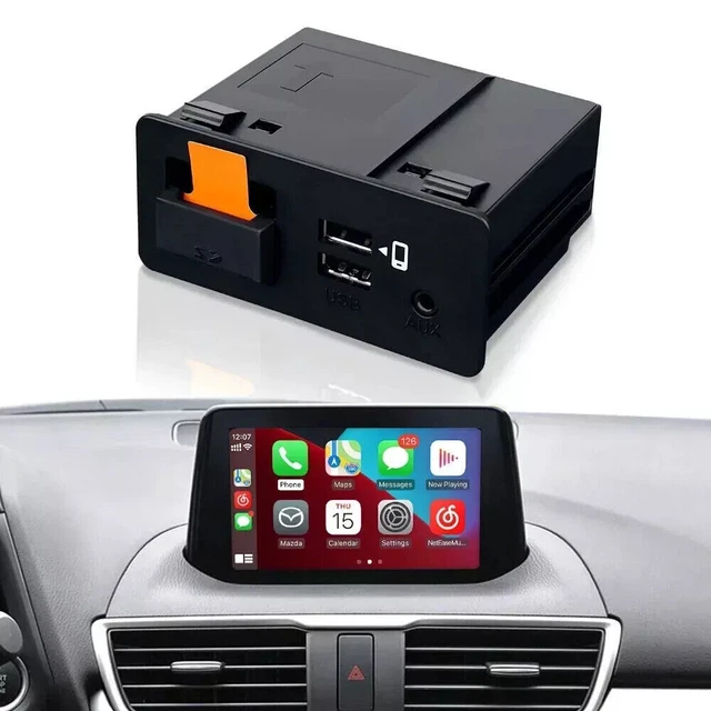 For Mazda 2 3 6 CX-3 CX-5 Apple CarPlay Android Car Auto Retrofit Wired USB Kit For Mazda 2 3 6 CX-3 CX-5 Apple CarPlay Android Car Auto Retrofit Wired USB Kit