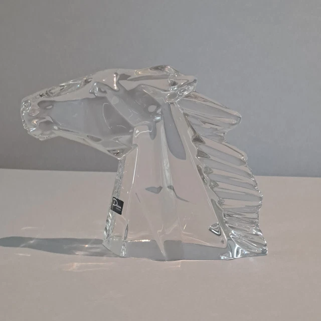 Cheval en cristal Daum modèle2