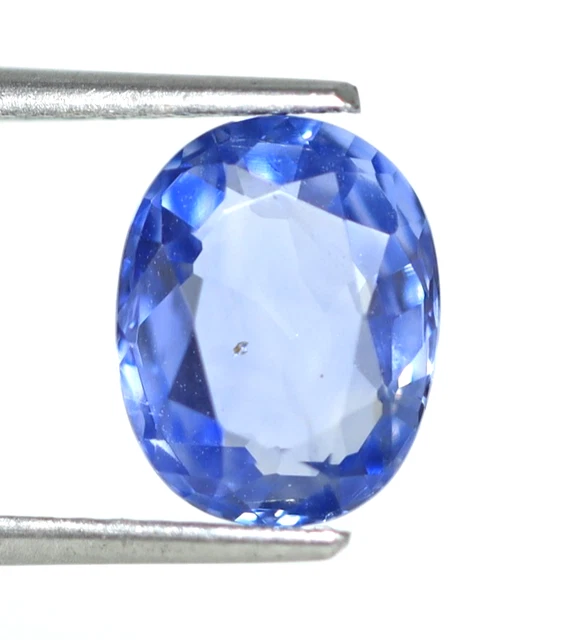 Saphir Bleu Naturel De Ceylan - 5,27 Carats - Certifié GIL - Taille Ovale - Qualité Exceptionnelle