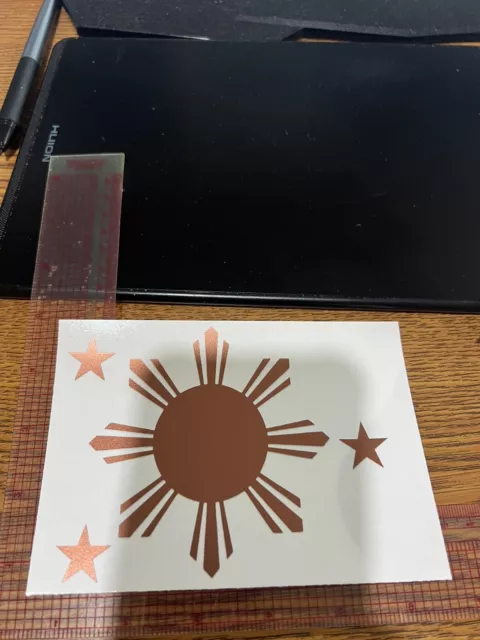 philippines flag vinyl sticker
