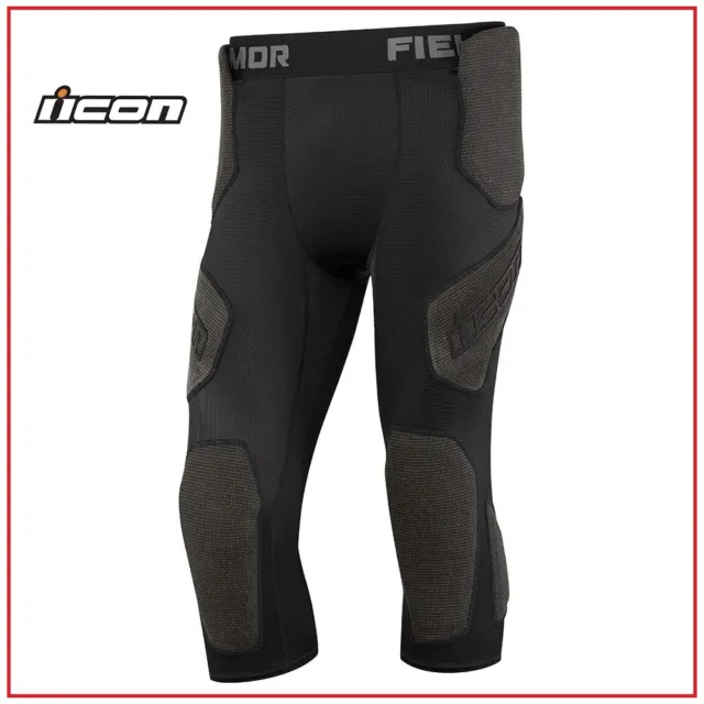 Shorts de Protection ICON Field Armor Compression Pantalon Noir à Partir TG S A