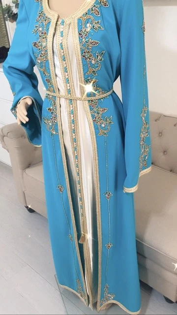 Elegant Moroccan Traditional Kaftan Kaftan.