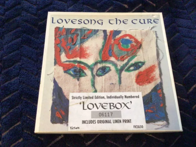 The Cure Lovesong ( Lovebox) box set limited edition 7 inch vinyl record