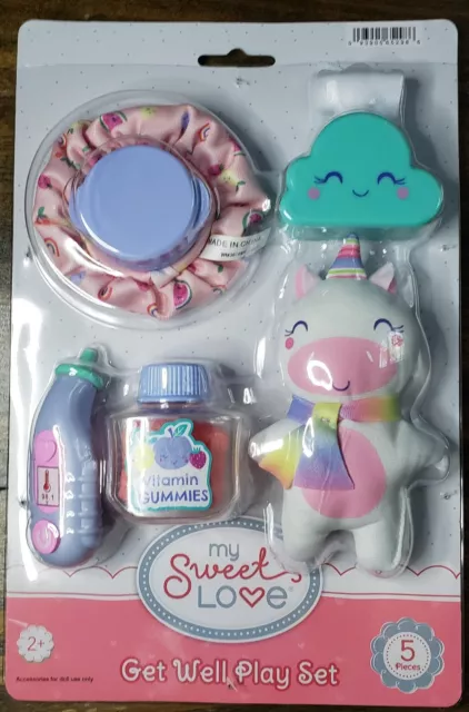 My Sweet Love Get Well Play Set - For Baby Dolls - Doll Accessories - NEW