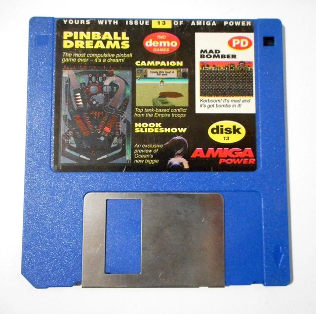 LOT disquettes 6x jeux Amiga :HUNTER, HYBRIS, SWITCH BLADE 2