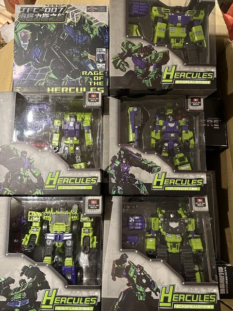 TRANSFORMER TFC HERCULES Combiner Devastator War Masterpiece 5/6 + KIT ...