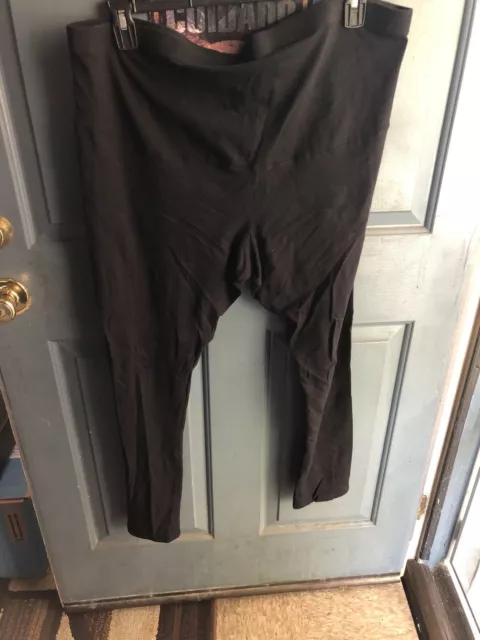 Women’s Liz Lange Maternity Black Leggings Size XXL