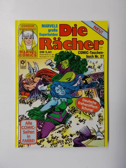 Die Rächer - Comic Taschenbuch Nr. 27 - Condor, Marvel / Z. 1/1-