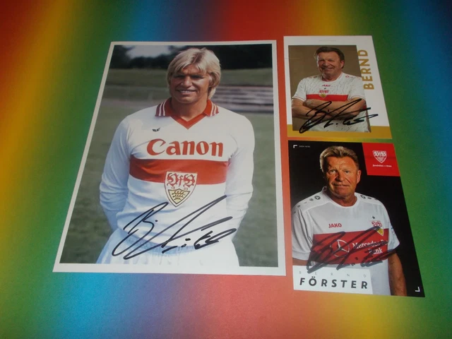 Photo Dédicacée Erwin Hadewicz – VfB Stuttgart – Autographe Original, Allemagne
