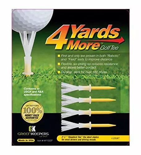 Green Keepers 4 Yards More Tees 2 3/4