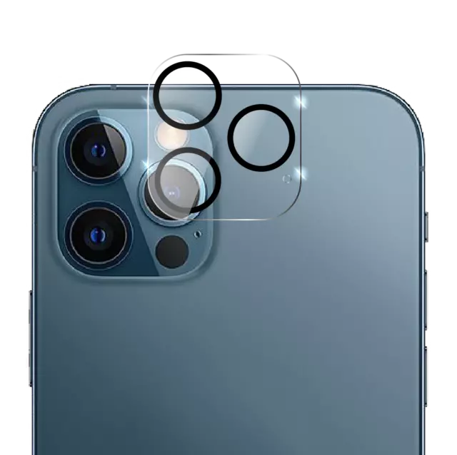 Pellicola Vetro Temperato Camera per iPhone 12 Pro Protezione Vetrino Lente
