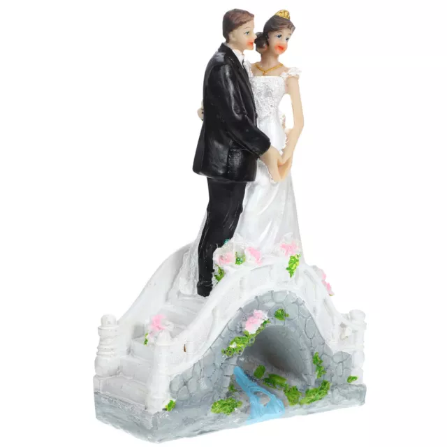 Wedding Cake Topper Bride and Groom Figure Ornament Wedding Party Cake