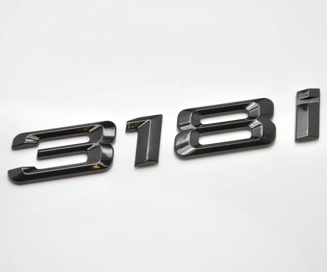 thumbnail image 2 of Sleek Matte Black BMW 335d Rear Trunk Badge – Perfect Fit For Your Boot Lid! 2 of 3