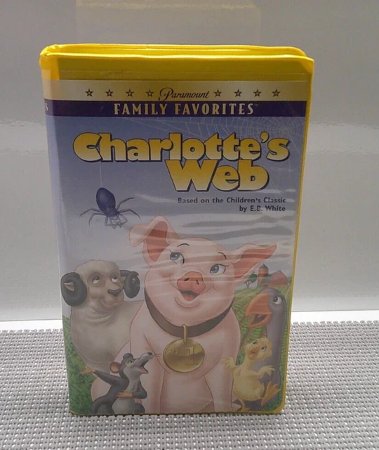 CHARLOTTES WEB 1973 VHS Debbie Reynolds Paul Lynde Clamshell Case £10. ...