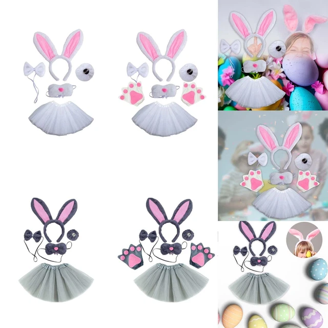 Kit Lapin Blanc Adulte – Serre-tête Oreilles & Queue | Déguiz-Fêtes Kit Lapin Blanc Adulte – Serre-tête Oreilles & Queue | Déguiz-Fêtes