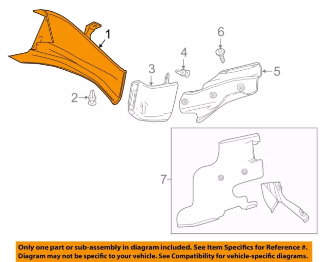 Chevrolet GM OEM 16-18 Camaro Fender-Front Duct Left 84010173