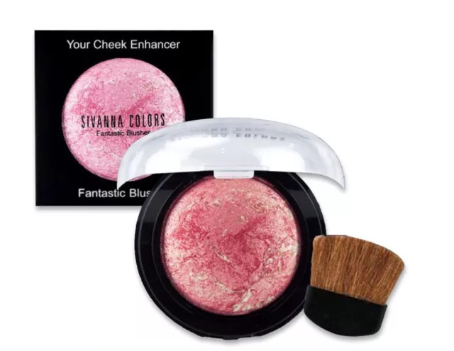 Sivanna Colors Fantastic Blusher DU105 Shimmer Cheek Enhancer Look Shiny No.4