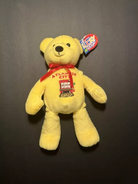 1999 Original Lucky Bears Collection - Atlantic City 9” “Jackpot” Casino Slots